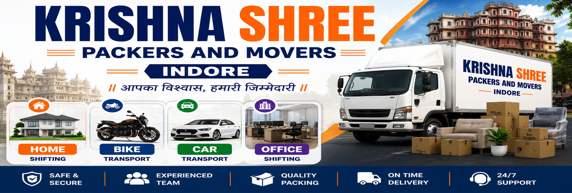 packersa nd movers Limbodi - indore